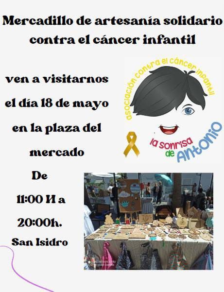Mercadillo solidario la sonrisa de Antonio San Isidro