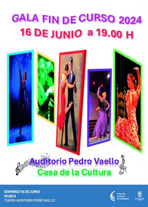agenda cultural el campello mayo 2024 gala fin de curso