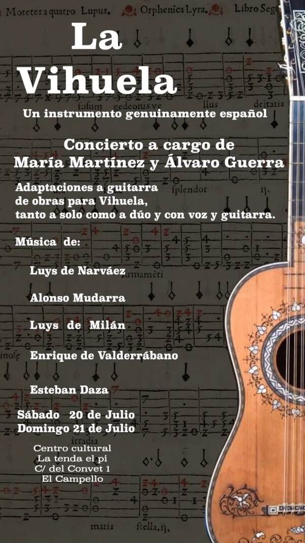 concierto la vihuela afomuc centro cultural tienda el pi el campello