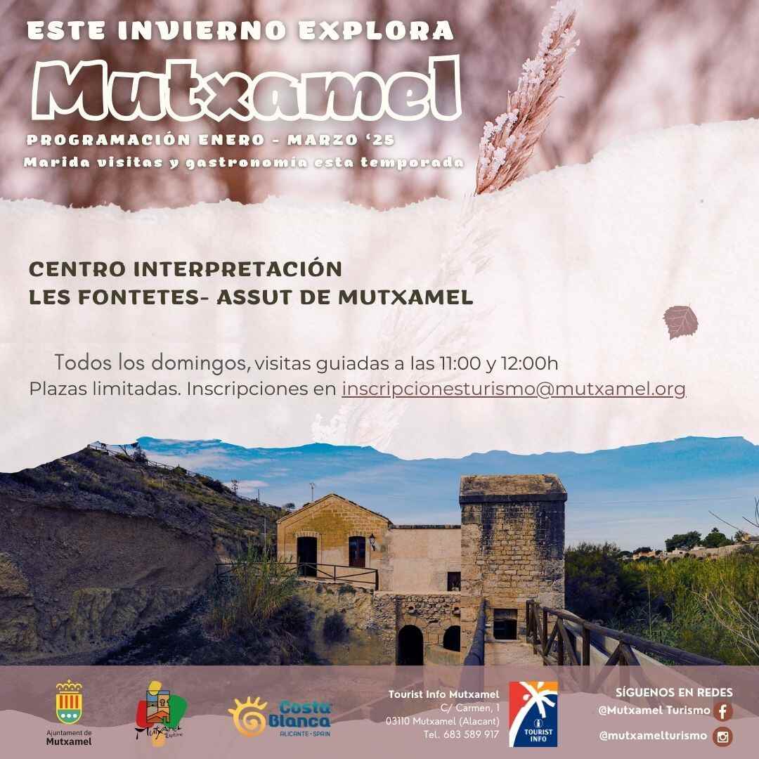 visitas guiadas centre interpretacio les fontetes azud mutxamel