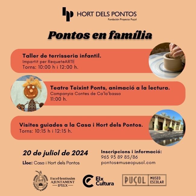 Pontos en familia actividades Elche
