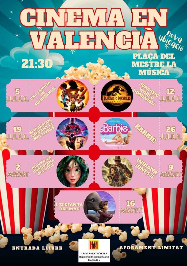 cinema en valencia cine de verano en altea