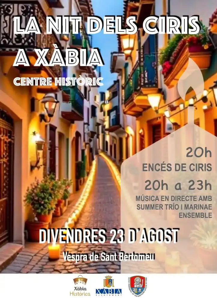 Nit dels ciris Xabia 2024 Javea Noche de las velas