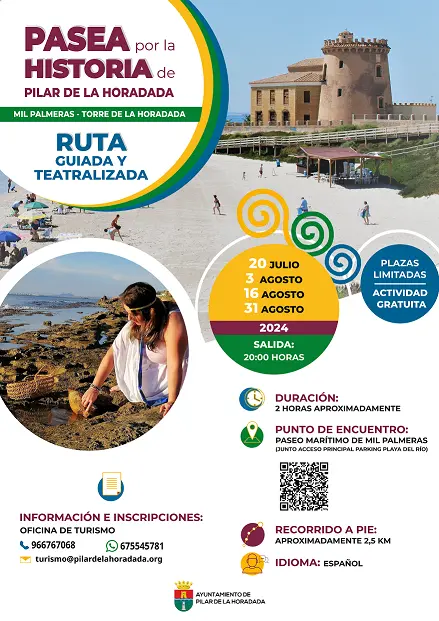 Visitas guiadas Pilar de la Horadada verano 2024