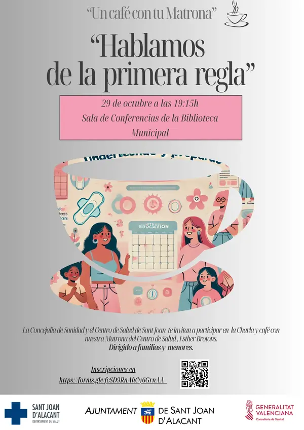 Charla Hablamos de la primera regla
