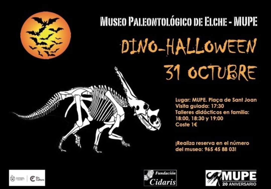 Dino Halloween Mupe Elche