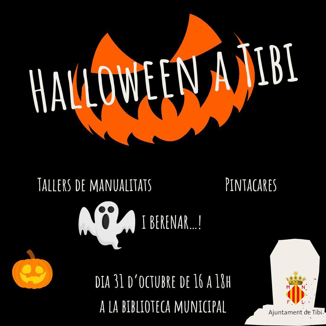 Manualidades pintacaras halloween Tibi Alicante