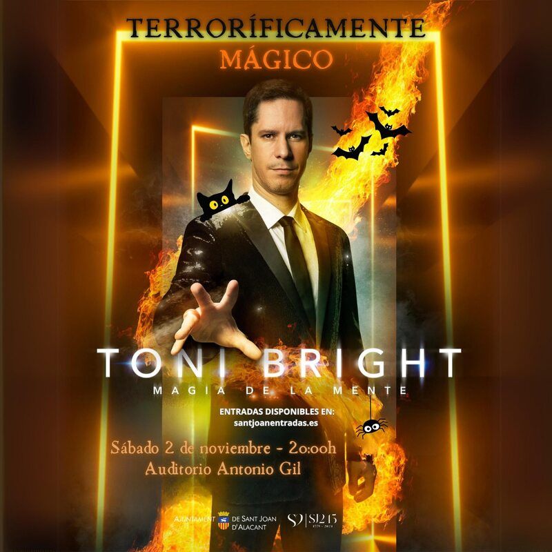 Espectáculo Toni Bright Halloween 2024 Sant Joan