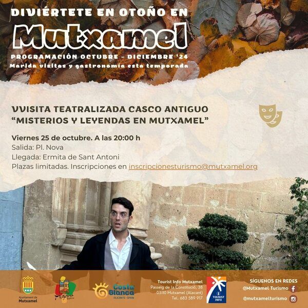 visita teatralizada Misterios y leyendas halloween 2024 Mutxamel
