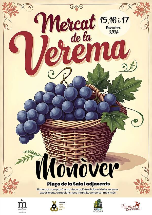 Mercat de la Verema Monovar feria mercado de la vendimia
