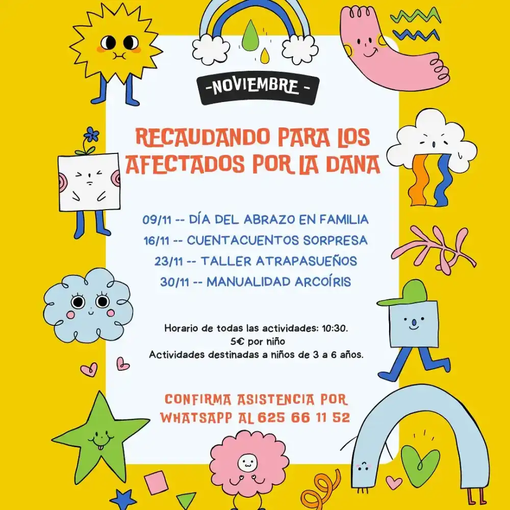 actividades infantiles solidarias libreria grapes polop