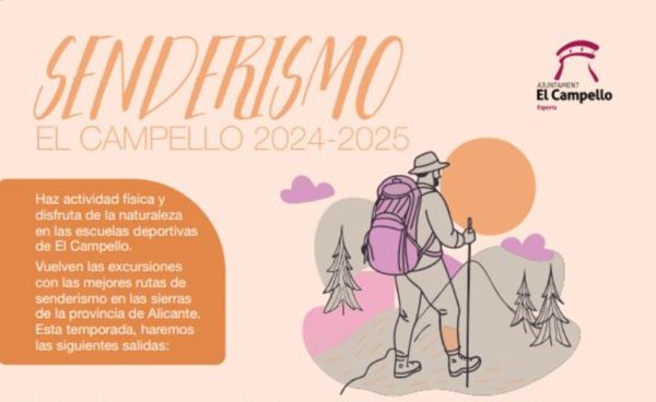 programa rutas senderismo el campello 2025