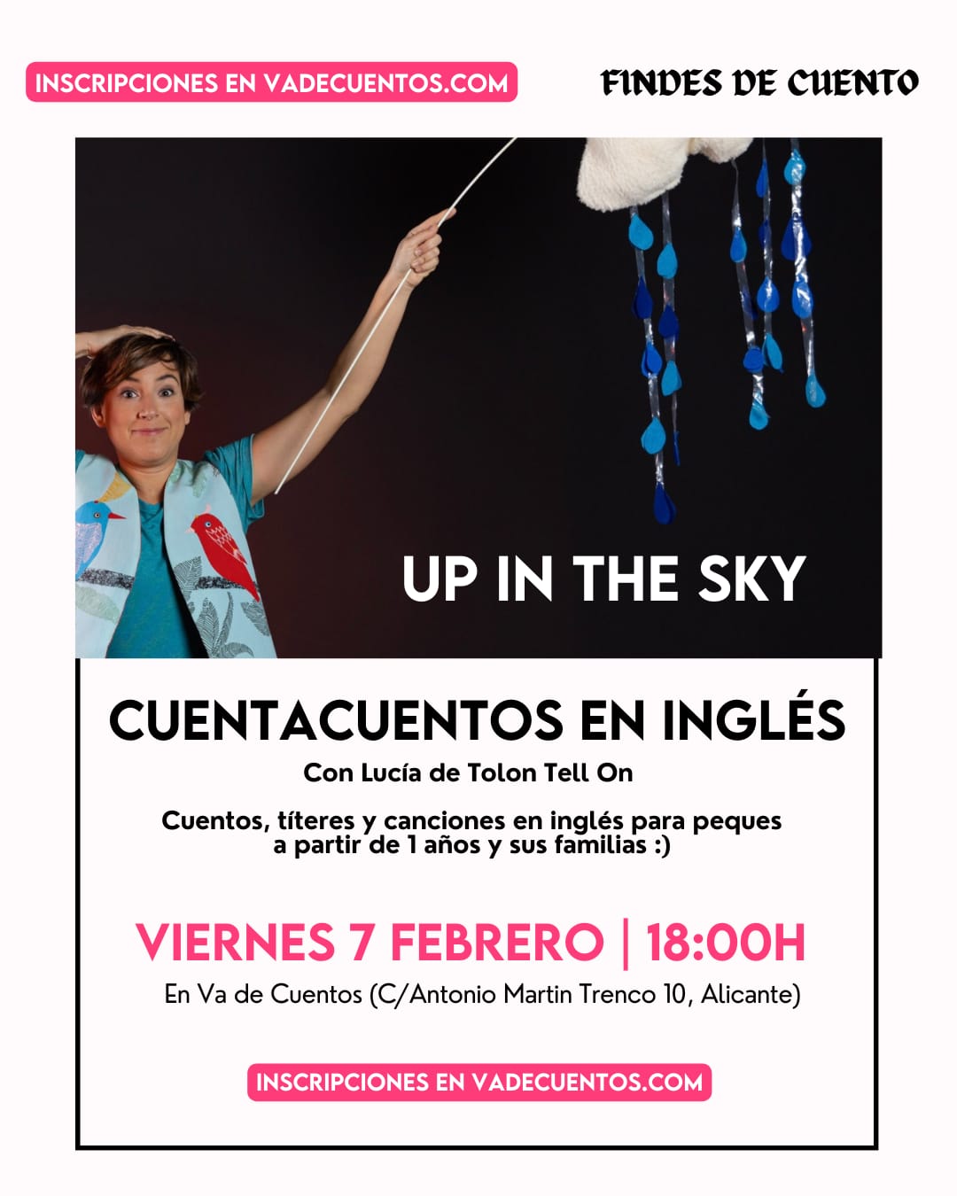 cuentacuentos en ingles tolon tell on alicante va de cuentos