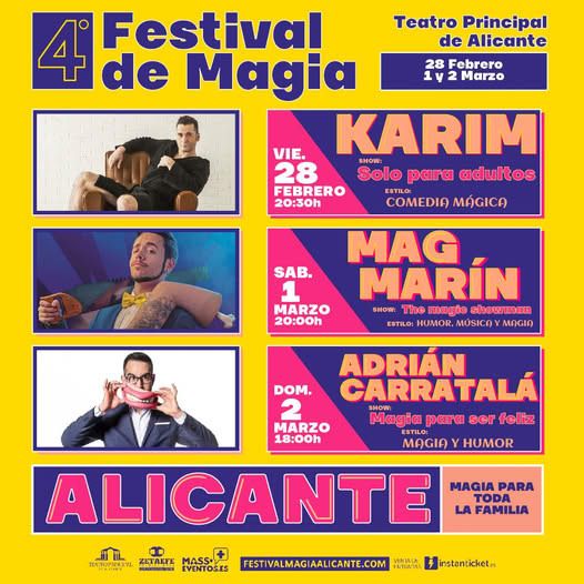 iv festival de magia de alicante teatro principal