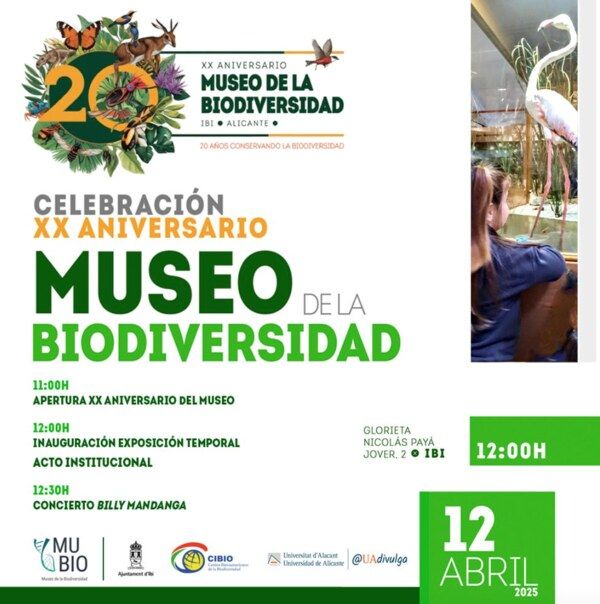 Fiesta celebracion XX aniversario museo biodiversidad ibi