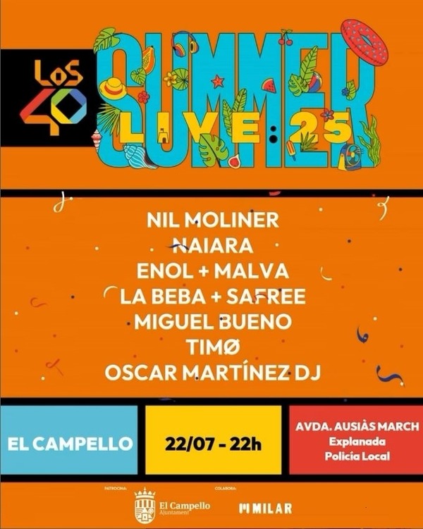 los 40 summer live el campello