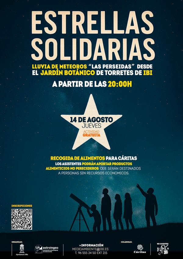 observacion astronomica solidaria ibi estrellas