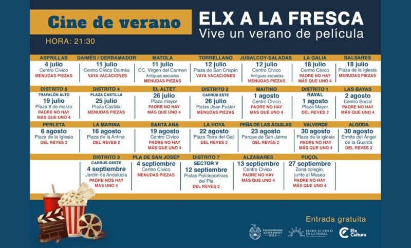 elx a la fresca cine verano elche 2025