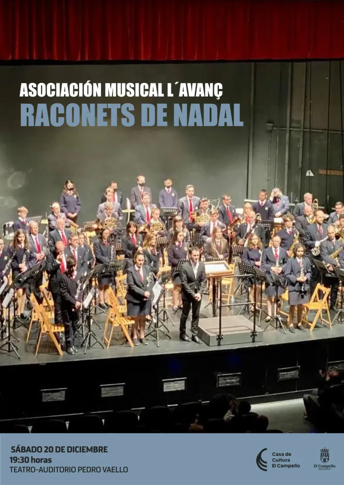 Raconets de nadal concierto associacio musical lavanç el campello cultura 2025