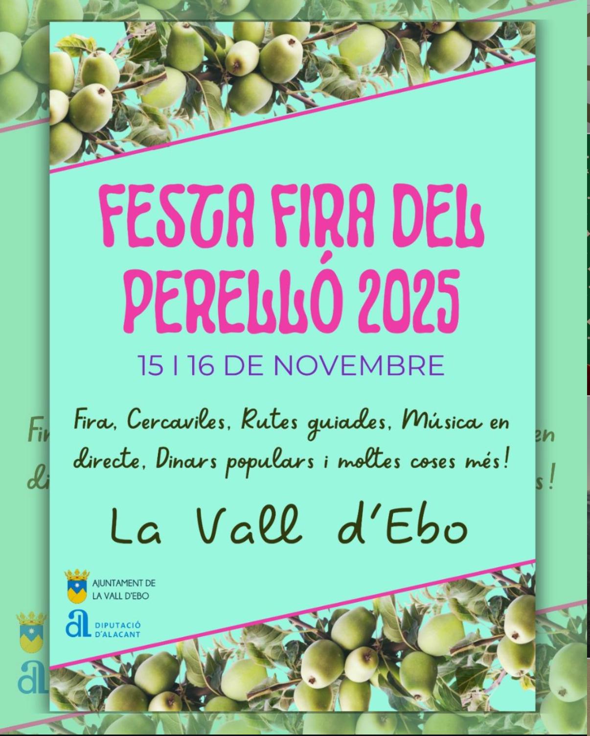 festa fira del perello 2025 la vall ebo