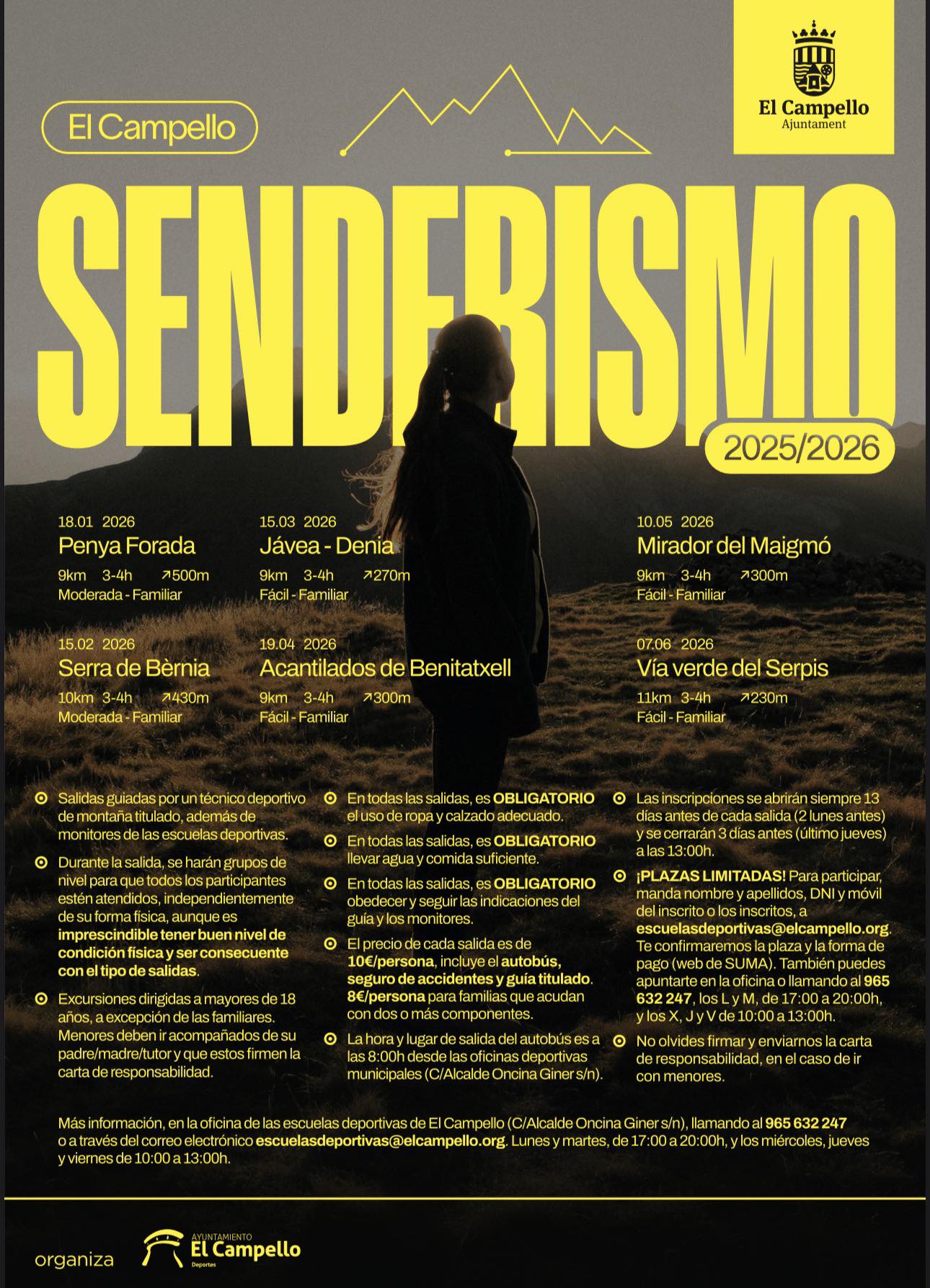 senderismo el campello 2026