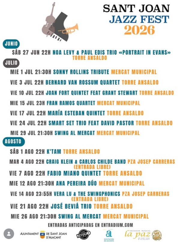Sant Joan Jazz Fest 2026