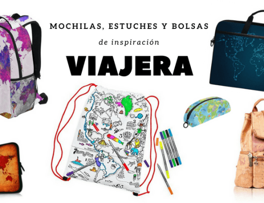 bolsas mochilas estuches con tematica viajera portada