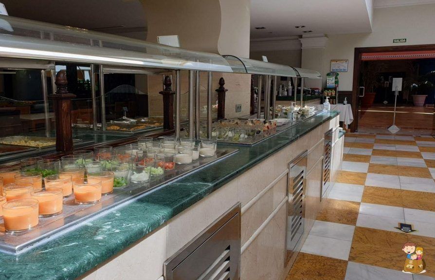 platos individuales buffet Zimbali Playa Spa Hotel