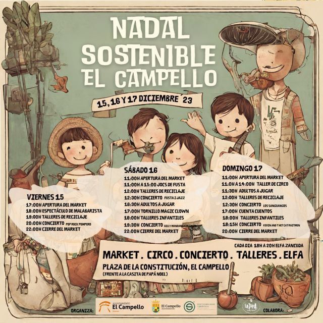 Mercadillos Navideños en Alicante Nadal Sostenible El Campello 