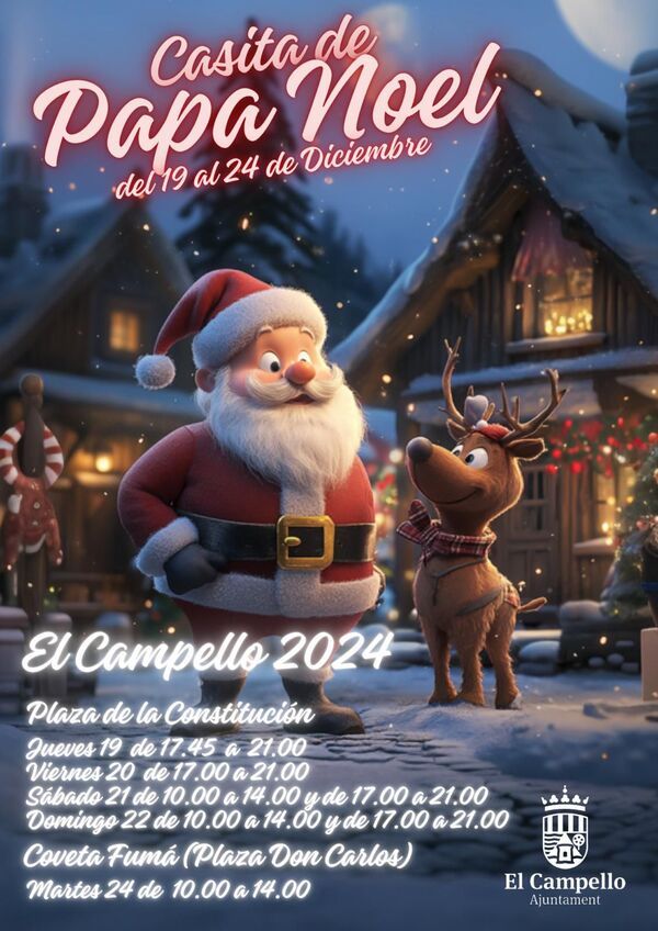 La casa de Papá Noel El Campello 2024 La casa de Papá Noel El Campello 2024