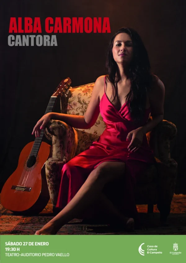 agenda cultural El Campello (ene - feb 2024) Alba Carmona Musica