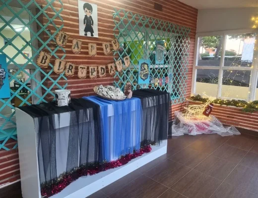 Cumpleaños para preadolescentes en el jardín del gigante