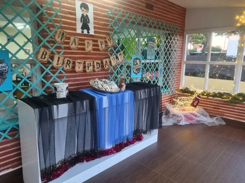 Cumpleaños para preadolescentes en el jardín del gigante