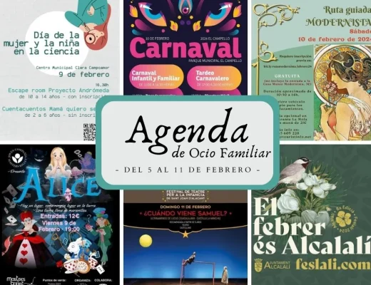 actividades del 5 al 11 de febrero en Alicante Agenda ocio cultural niños