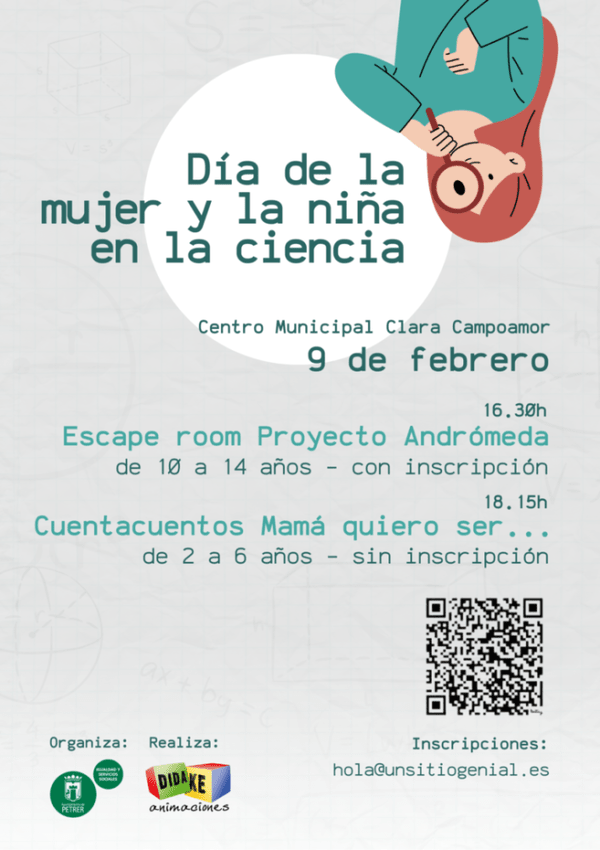 actividades del 5 al 11 de febrero en Alicante día mujer y niña en la ciencia petrer