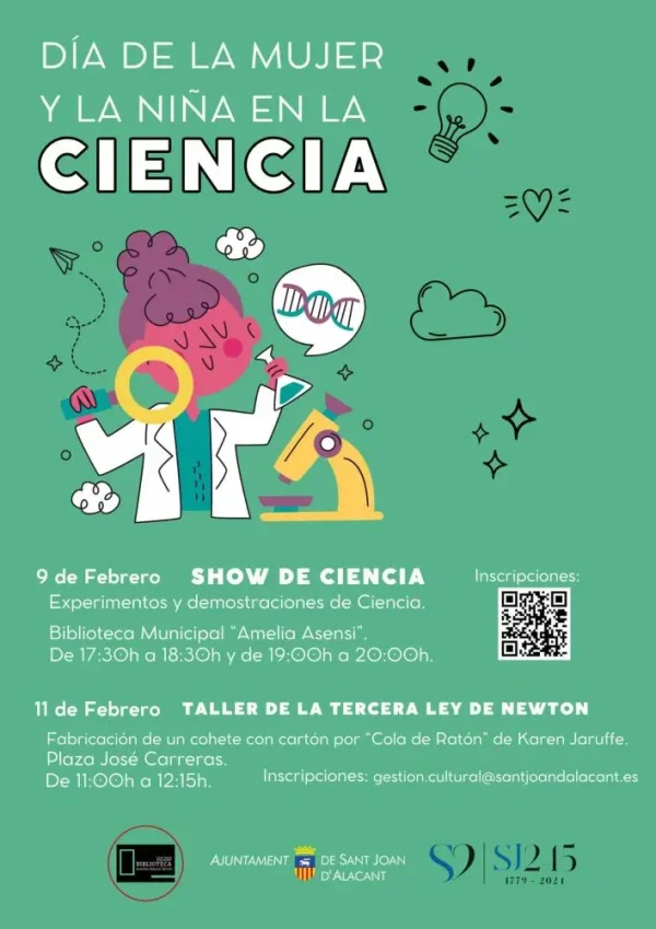 dia de la mujer y la niña en la ciencia sant joan