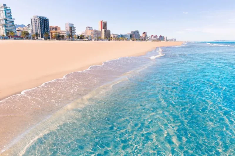 playa norte platja nord gandía