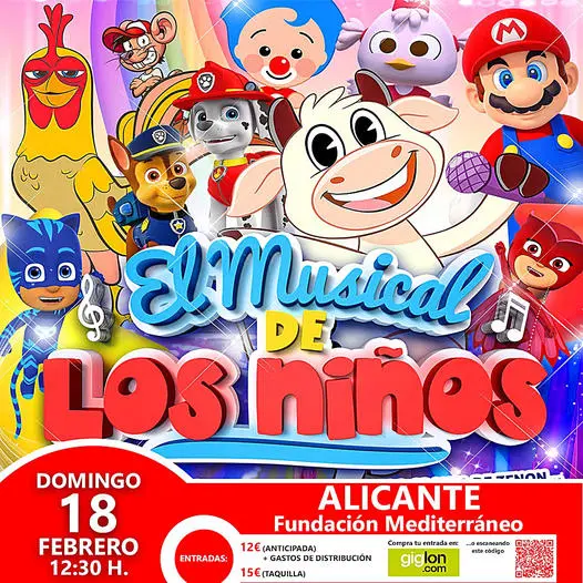 El Musical de los niños fundacion mediterraneo alcante