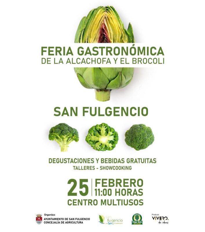 Feria de la alcachofa y brocoli san fulgencio fiestas de Alicante en febrero