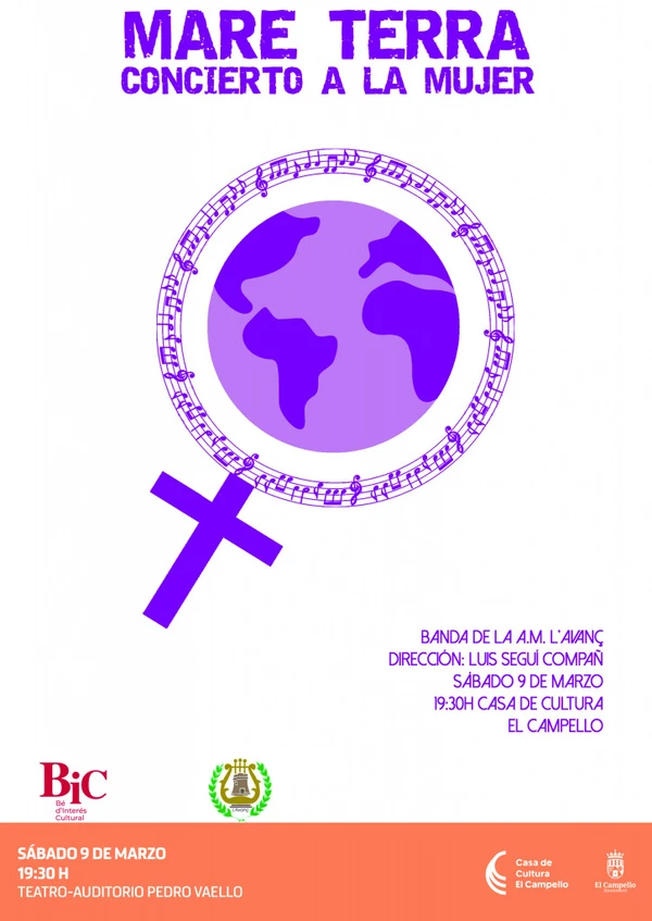 Mare-terra-concierto-dia-mujer-el-campello actividades del 4 al 10 de febrero en Alicante