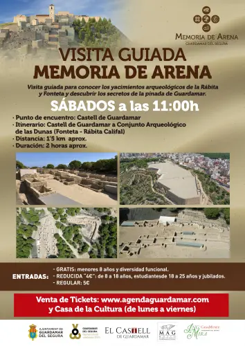 visita guiada castillo guardamar yacimientos