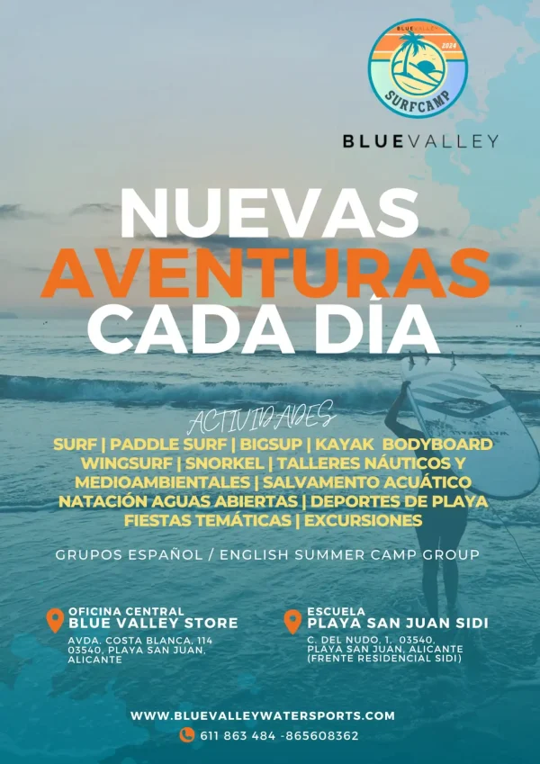 Actividades SurfCamp BlueValley Water Sports