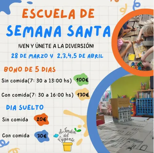 Escuela Semana Santa Jardín Gigante