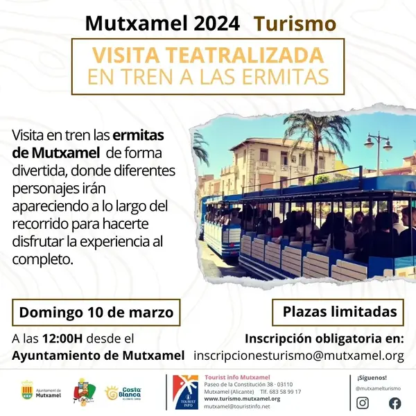 visita teatralizada en tren a las ermitas