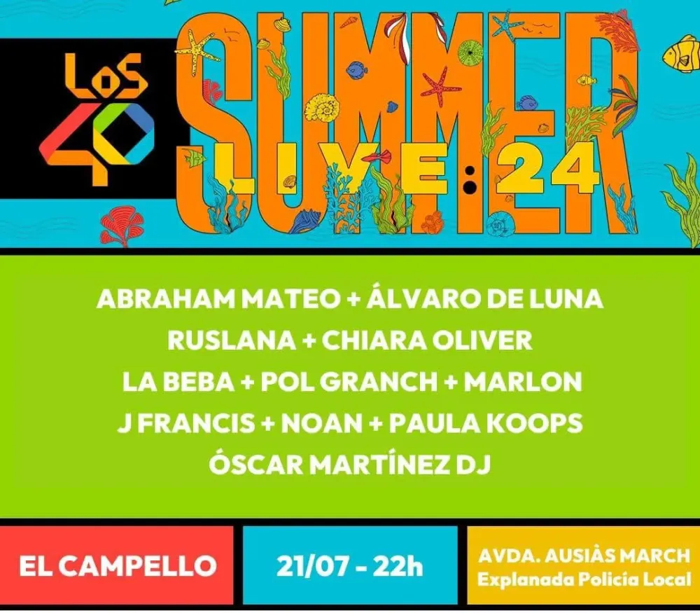 los 40 summer live El Campello