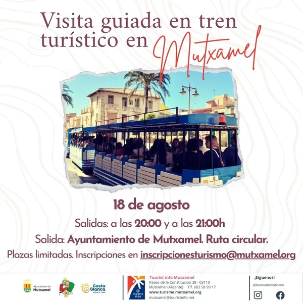 tren turístico mutxamel 18 agosto 2024