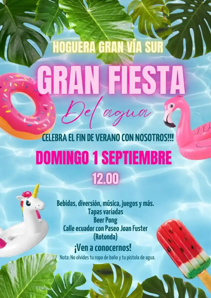 fiesta del agua alicante