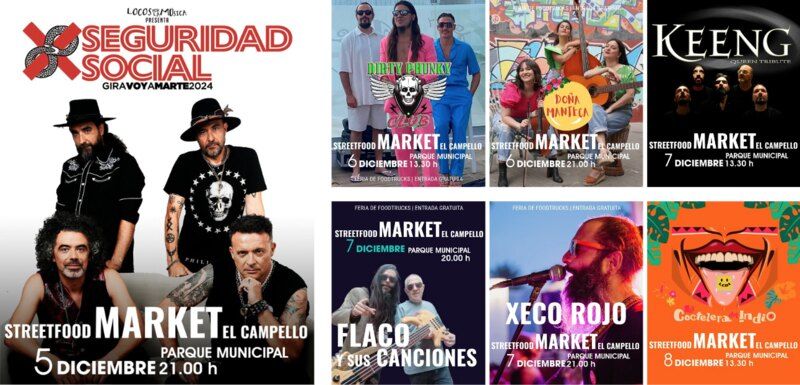 El Campello Streetfood Market 2024 Conciertos