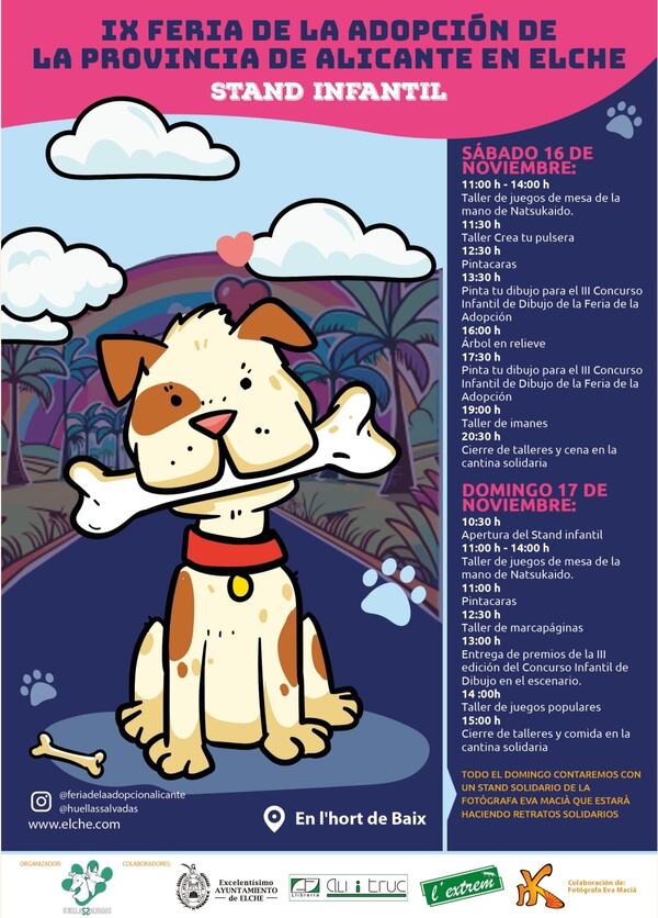 feria adopcion provincia alicante elche programa general