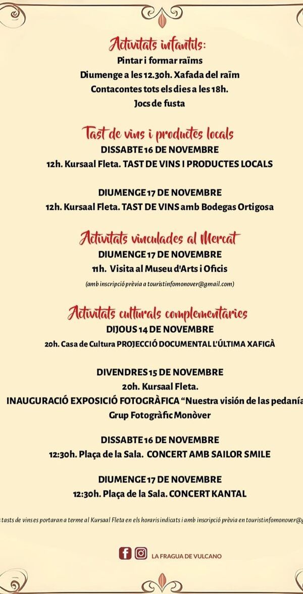 programa feria mercado vendimia monovar